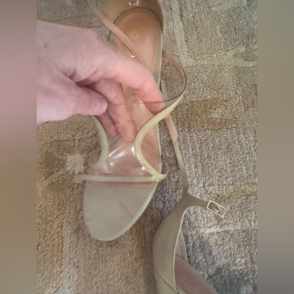 Gianvito Rossi for Bill Blass beige sandals heels size 41 - Picture 3 of 13